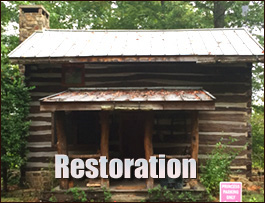 Historic Log Cabin Restoration  Ocracoke, North Carolina